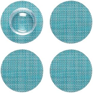 Chilewich Mini Basketweave Coasters Set of 4 by Chilewich