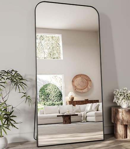 Koonmi Full Length Mirror, 76"x34" Mirror Full Length with Stand by KOONMI