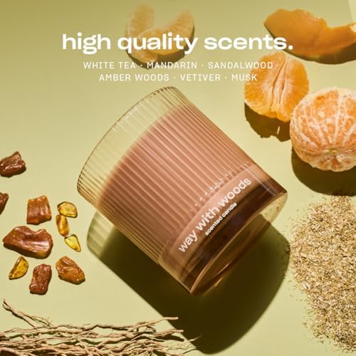 Way with Woods Luxury Scented Candle by Snif, Inviting, Crisp Scent, 50+ Hours, 100% Cotton Fiber Wicks, Soy Wax Blend, Non-Toxic, Vegan, 8.5 oz - Image 4