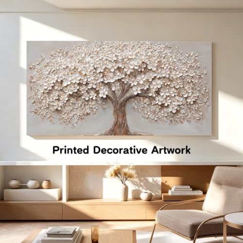 Canvas Wall Art Decor Prints Botanical Large Wall Art Pictures for Living Room Modern Oversized Tree of Life Wall Art Decor Prints Artwork for Walls Bedroom Office 39" X 78"Printed Decorative Painting - Image 3