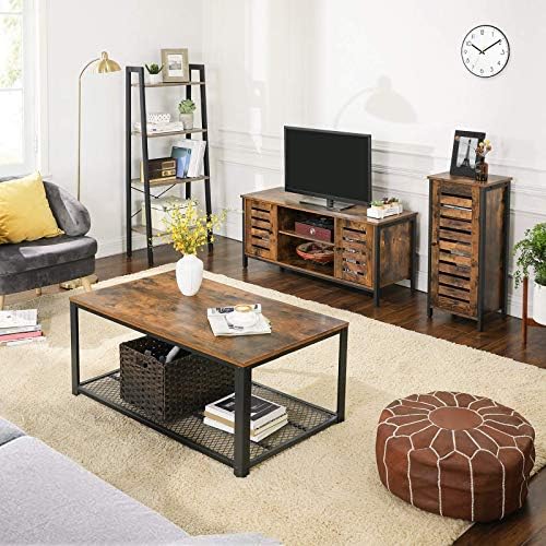 VASAGLE Farmhouse TV Stand, Entertainment Center for TVs up to 42 Inches - Image 3