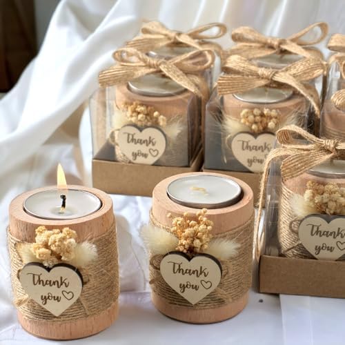 20 Candle Holders - Wedding & Adult Party Favors for Guests Return Gifts - Image 5