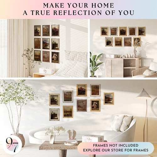 97 Decor Vintage Fall Wall Art, 9 Pcs Farmhouse Prints, 8x10 Unframed - Image 4