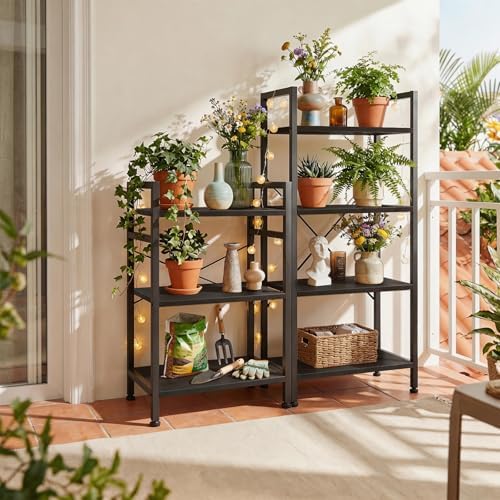 3 Tier Bookshelf, Free Standing Bookcase with Open Storage Shelves - Image 7