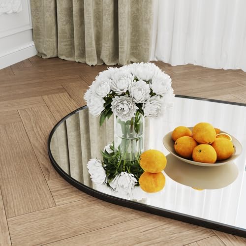 AUYHM 34"x76" Large Mirror Full Length,Nano Glass Oversized Floor Mirror, Arched Full Length Mirrors,Large Standing Mirror,Black Arched Mirrors - Image 4
