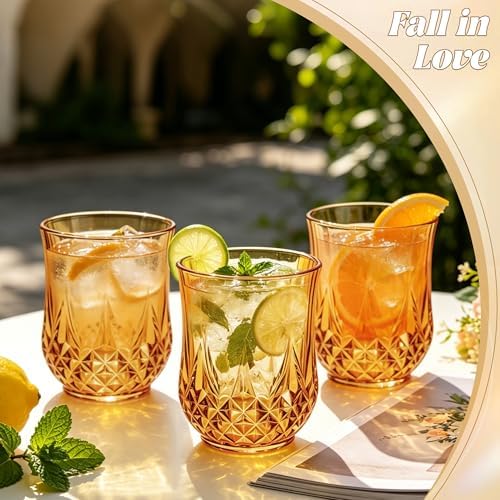 100 Pack Plastic Stemless Wine Glasses, 12oz Unbreakable Wine Cups - Image 5