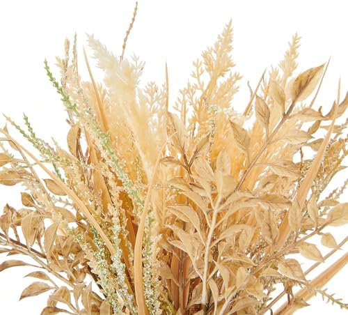 Elements Natural Dried Flowers in Circular Ceramic Vase - Image 2