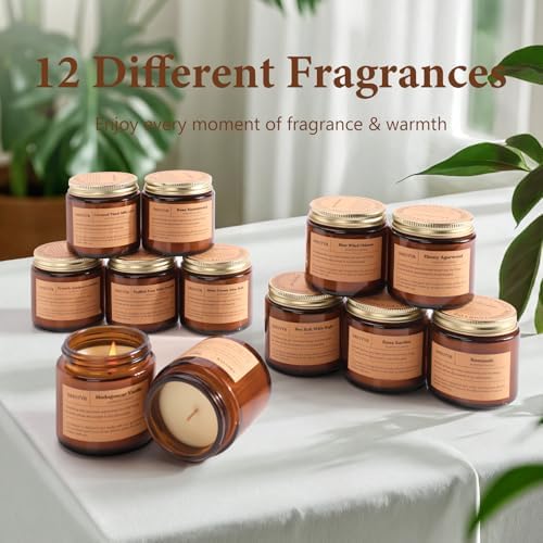SAEUYVB 12 Pack Scented Candles Gift Set,Natural Soy Aromatherapy Candle - Image 4