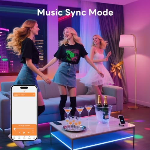 Smart RGB Arc Floor Lamp, 65", App Control, Compatible with Alexa - Image 6