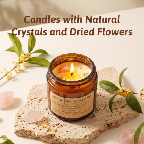 24 Pack Scented Candles for Home,3.5oz Crystal Soy Candles-Long Burning Time,Aromatherapy Candle Sets for Women Gift,Perfect for Valentine's Day,Mother's Day, Birthdays, Anniversaries(24 Scents) - Image 4
