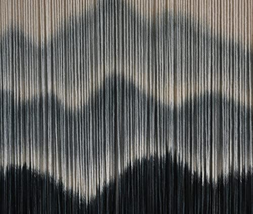 IOWER Macrame Wall Hanging Mountain Dip-Dyed Macrame Wall Decor Large Modern Fiber Art Boho Wall Decor 57" Wx35 L - Image 6