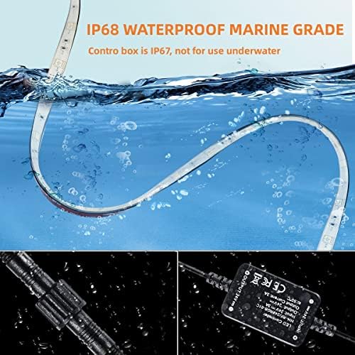 Marine Submersible Boat LED Strip Lights, 66FT IP68 Waterproof - Image 4