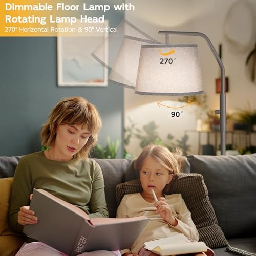 SUNMORY Floor Lamps for Living Room, 0-100% Dimmable Standing Lamp - Image 4
