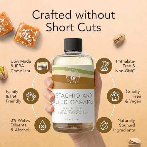 Aroma Country Pistachio & Salted Caramel Luxury Diffuser Oil (4 Fl Oz) - Image 5