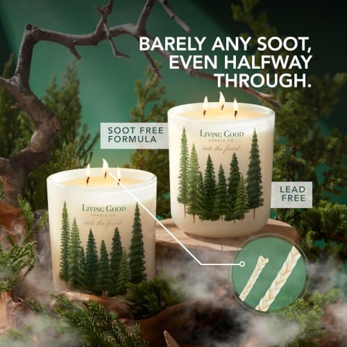 Eucalyptus & Pine Essential Oils Beeswax Candle - Fresh Forest, 90+ Hr - Image 3