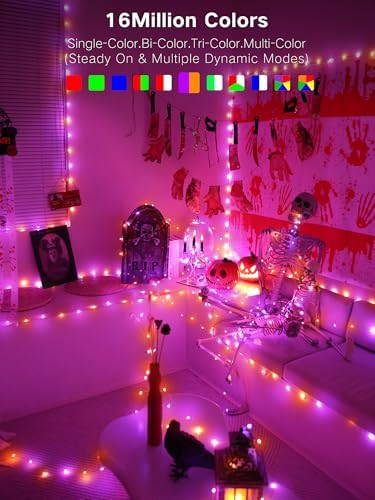 BrizLabs Smart Fairy Lights, 66 ft 200 LED, Alexa Google Home Compatible - Image 2