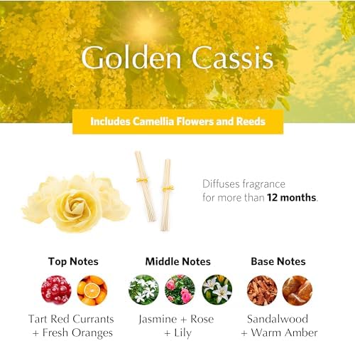 AGRARIA AirEssence Flower and Reed Diffuser Set, Handmade Sola Flower Botanical Home Fragrance Set, Scented Oil Reed Diffuser Gift for All Occasions - Image 3