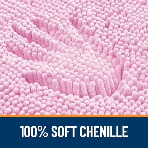 OLANLY Bathroom Runner Rugs 47x20, Extra Soft Absorbent Chenille Bath Rugs - Image 3