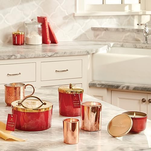 Thymes Scented Candles for Home Decor - Luxury Home Fragrance Gifts for Women & Men - Fall Candles with Warm Notes of Apple, Clove, & Cardamom - Rose Gold Votive (Simmered Cider, 6.5 oz) - Image 4