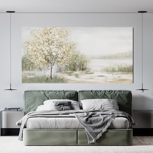 Canvas Wall Art Decor Oversized Green Wall Art for Living Room Natural Landscape Wall Art Decor Canvas Art Wall Decorations Large Wall Art Prints For Walls Home Office Wall Decor 35"X70" - Image 6