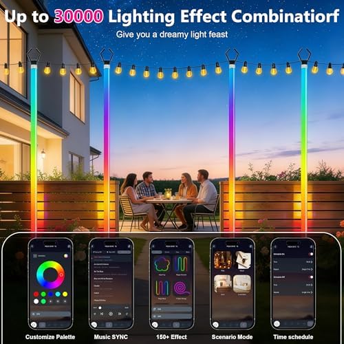 AILBTON Neon Rope Lights,Flexible Led Rope Lights Control with App/Remote,Multiple Modes Music Sync Gaming RGB Led Neon Lights for Bedroom Outdoor - Image 7