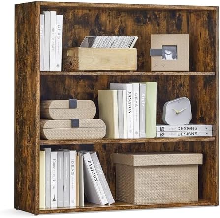 VASAGLE 3-Tier Bookshelf, Storage Organizer, 31.5 x 9.5 x 32 Inches by VASAGLEbySONGMICSHOME