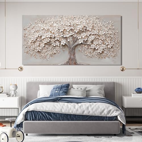 Canvas Wall Art Decor Prints Botanical Large Wall Art Pictures for Living Room Modern Oversized Tree of Life Wall Art Decor Prints Artwork for Walls Bedroom Office 39" X 78"Printed Decorative Painting - Image 4
