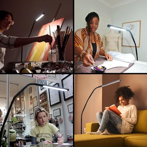 Daylight Electra U35231 Floor Lamp Modern Design, Adjustable Color Temperature Cool, Warm, Black, 1 Count - Image 4