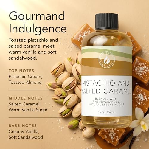 Aroma Country Pistachio & Salted Caramel Luxury Diffuser Oil (8.5 Oz) - Image 2