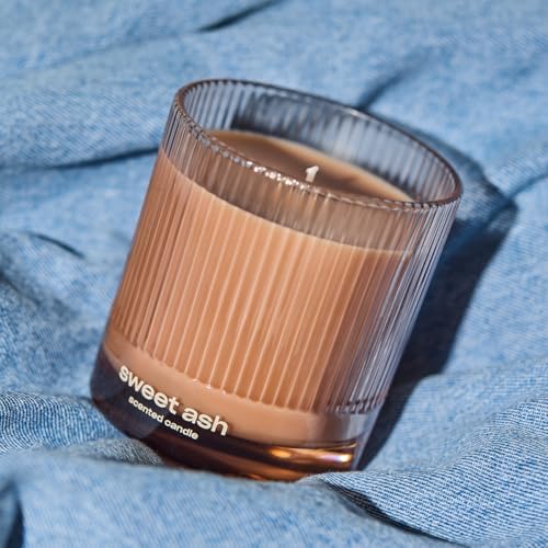 Sweet Ash Scented Candle by Snif, Low-Key Sweet and Earthy Scent, 50+ Hours, 100% Cotton Fiber Wicks, Soy Wax Blend, Non-Toxic, Vegan, 8.5 oz - Image 3