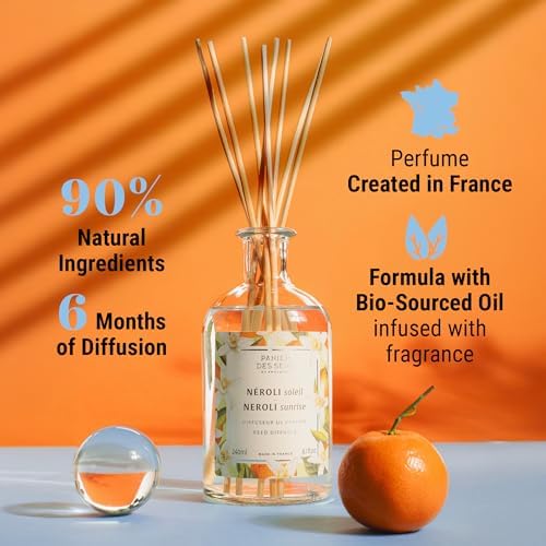 Panier des Sens Orange Blossom Neroli Reed Diffuser, 8.1 fl oz - Image 3