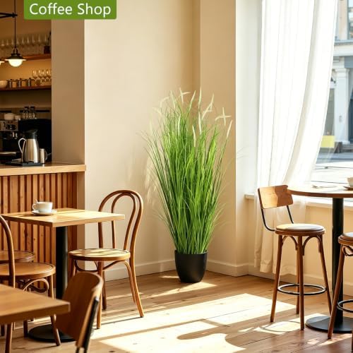 2-Pack 5FT Artificial Plants with Pot - Image 7