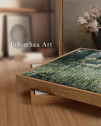 InSimSea Framed Canvas Wall Art Vintage Decor, Landscape Wall Art Home Decor, Modern Farmhouse Decor, Canvas Wall Art for Living Room Decor, Cottagecore Bedroom Kitchen Bathroom Decor, 24"x36" - Image 5