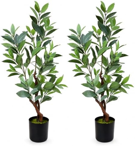 3FT Artificial Plants Indoor, 2 Pack by NOXINDADECOR