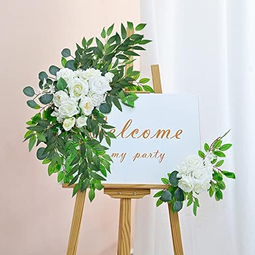 Artificial Italian Ruscus Greenery Stems, Faux Green Leaf Garland Branches Hanging Greenery Spray for Wedding Bouquet Arch Table Centerpiece Home Decor (Green-10 Pack) - Image 2