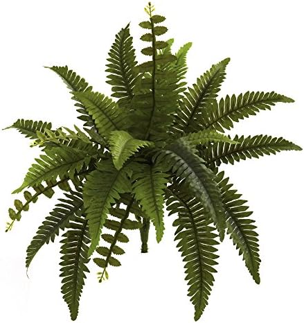 Nearly Natural 14 in Artificial Boston Fern Set of 6 Indoor Office Plants by NearlyNatural