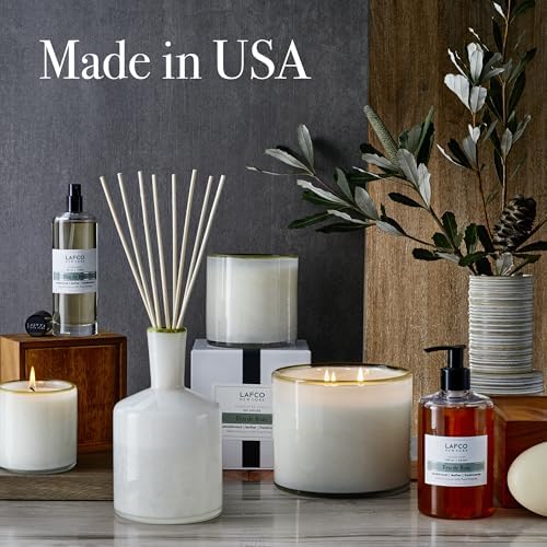 LAFCO New York Reed Diffuser Refill, Feu de Bois - 8.4 oz - Up to 4-Month Fragrance Life - Includes Natural Wood Reeds - Free of Dyes & Propellants - Made in the USA - Image 5