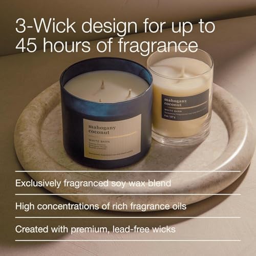 Bath & Body Works 3-Wick Candle, Mahogany Coconut, 14.5 oz, 2 Pack - Image 4