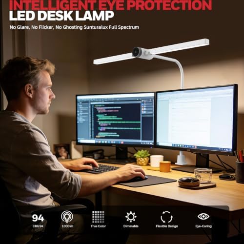 Honeywell HJ4 Desk Lamp with Clamp, Sunturalux™ Desk Lamps for Home Office - Image 2