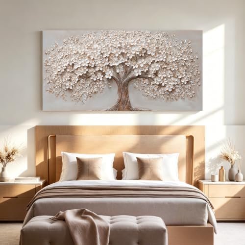 Canvas Wall Art Decor Prints Botanical Wall Art Pictures for Living Room Modern Large Tree of Life Wall Art Prints Artwork for Walls Bedroom Office Decor 24" X 48"Printed Decorative Painting - Image 6