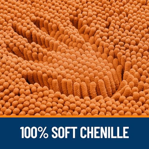 OLANLY Bathroom Runner Rugs 40x24, Extra Soft Absorbent Chenille Bath Rugs - Image 3
