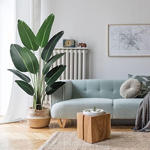 Ferrgoal 5ft Bird of Paradise Artificial Plant with Basket - Image 2