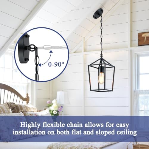 Sheetea 2 Pack Pendant Lights Kitchen Island, Modern Black Light Fixtures - Image 5