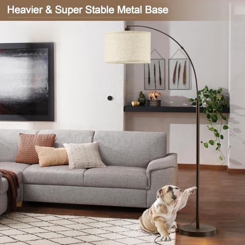 Luvkczc 71" Arc Floor Lamp for Living Room, with Adjustable Lamp Head - Image 5
