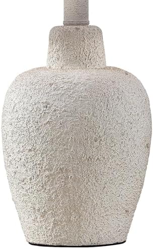Table Lamps for Bedroom Set of 2 Farmhouse Table Lamps for Living Room 21" Rustic Cottage Jar-Shaped Bedside Lamp for Nightstand with Natural Beige Finish,Bulbs Not Included - Image 5