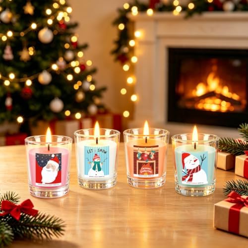 YOROXRG Christmas Candle Advent Calendar 2026 24 Days Scented Tumbler Candle Countdown to Xmas Natural Soy Wax Christmas for Adult Women and Men Season & Holiday Gifting - Image 5