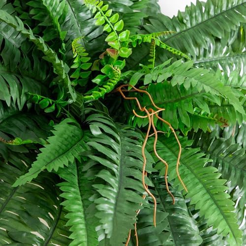 Nearly Natural 40 in Artificial Boston Fern for Indoor Home Decor - Image 2