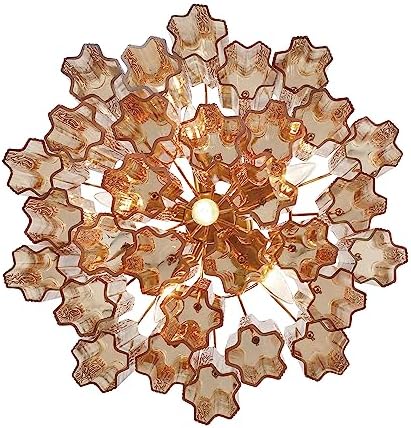 Crystorama Addis 6 Light Aged Brass Chandelier - Image 4