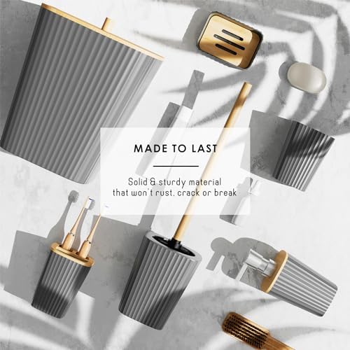 Clara Clark Bathroom Set, Bathroom Sets with Shower Curtain and Rugs - Image 6