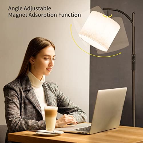 SUNMORY Arc Floor Lamp, Modern Floor Lamp with Remote Control and 9W Bulb - Image 3